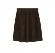 estelle skirt short corduroy - smokey brown