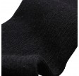 wool rib socks - black