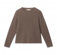 karli knit - dark brown