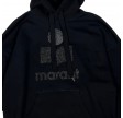 mansel oversize logo sweatshirt -black