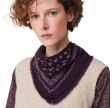 moismont scarf olaf no 676 taffeta - burgundy