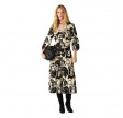 ferae midi dress - black