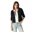 gaspard knitted cardigan - marine