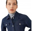 gracie shirt jacket - dark denim