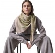 triangle puzzle cashmere - dune/sage