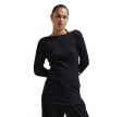 elegante blouse - black