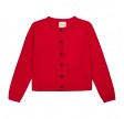 women's o-cardigan - red