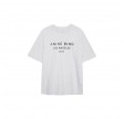 anine bing myers tee - heather grey 