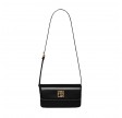 anine bing elly crossbody bag - hight shine black