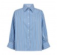 trw new hepburn shirt malibu stripe - clear sky blue