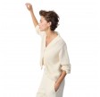 women cardigan east - nacre chine