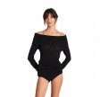 asha wool top - black