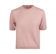 janet short sleeve knit - light pink