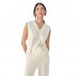 knit vest kasia - cream