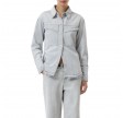 closed fitted utility shirt - light grey 