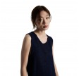 women's jumper vest - dumy - navy melange