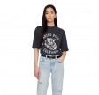 anine bing ave tee collegiate lepard - washed charcoal