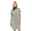 belted dress - shadow