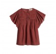 calisson blouse - brownie