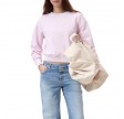 closed logo crewneck sweat - milkshake pink