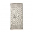 lala berlin beach blanket benice - black/white