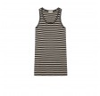 anine bing aeie dress - black and ivory stripe
