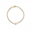 anni lu pearly bracelet - gold