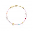 anni lu oh so fine bracelet - sweet pink