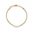 anni lu bread & gem bracelet - peal