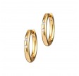 anni lu brigitte hoops - gold