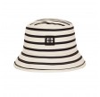 anine bing nicks bucket hat - black stripe 
