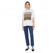 anine bing cade tee mushrooms - off white