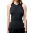 filippa knit vest - anthracite