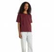 women's t-shirt fizvalley - vintage burgundy