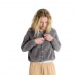 women's cardigan vitow - steel melange
