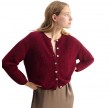 women's cardigan vitow - cherry tree melange