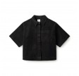 p-f-r ss shirt corduroy - black