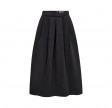 trw ellen ball grwn skirt wash milano black - black