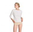 sascha 3/4 sleeve cotton top - egret