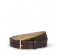 louise leather belt gold - testa moro