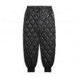 taion unisex military down pants - black