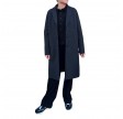 women overcoat boiled wool - anthracite