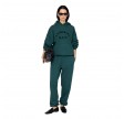 anine bing karter jogger framed monogram - dark teal