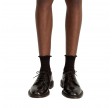 aiayu cotton frill sock - chocolate
