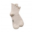 aiayu cotton frill sock - milk