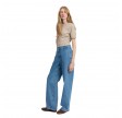 aiayu carlo midwaist wide jeans - clear blue
