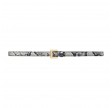 anine bing nicola belt - black and white snake