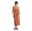 pomandére silk habutai dress - apricot