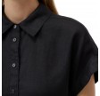 closed waisted shirt - black