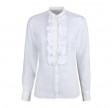 hillary linen blouse - white